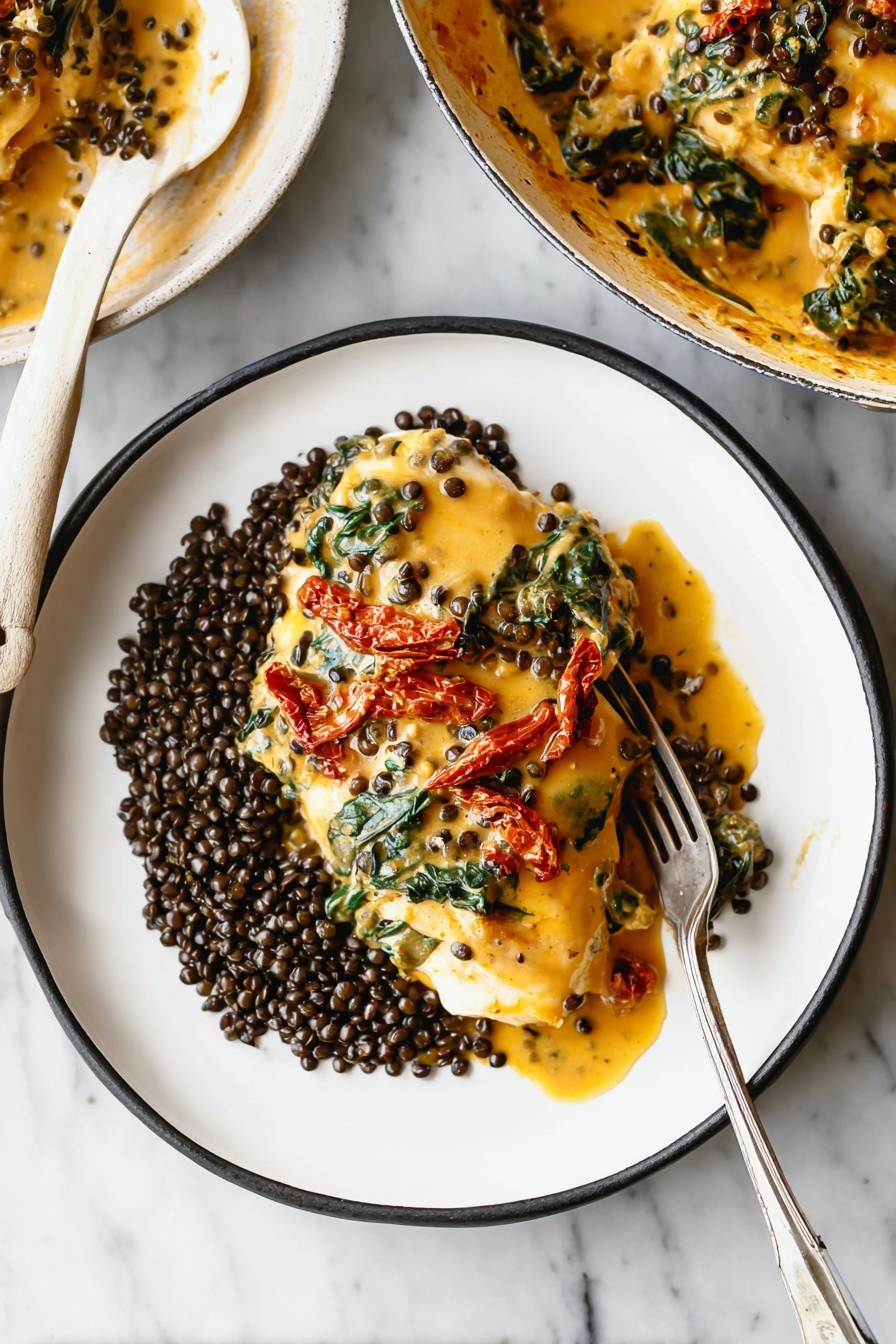 Creamy Tuscan Chicken - Serving Suggestion