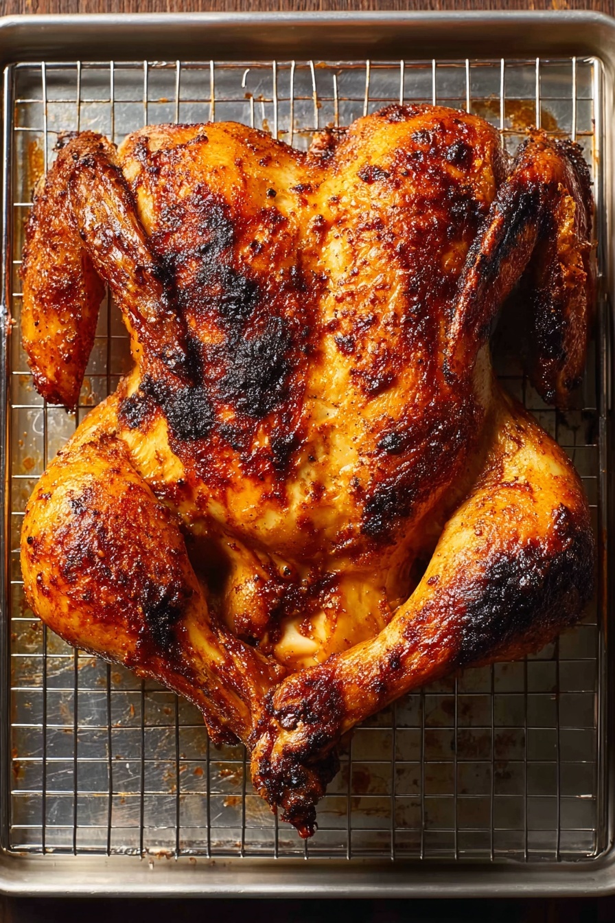 A white plate holds a large piece of cooked chicken with a deep brown, crispy skin on the upper left side, showing a shiny and slightly charred texture. To the right, the chicken is sliced into thick pieces with a light golden brown color and tender, moist texture. Fresh green parsley leaves lie underneath and around the chicken, adding a bright contrast to the rich tones of the meat. In the background, a small white bowl with a creamy light brown sauce is partially visible on a white marbled surface. photo taken with an iphone --ar 2:3 --v 7