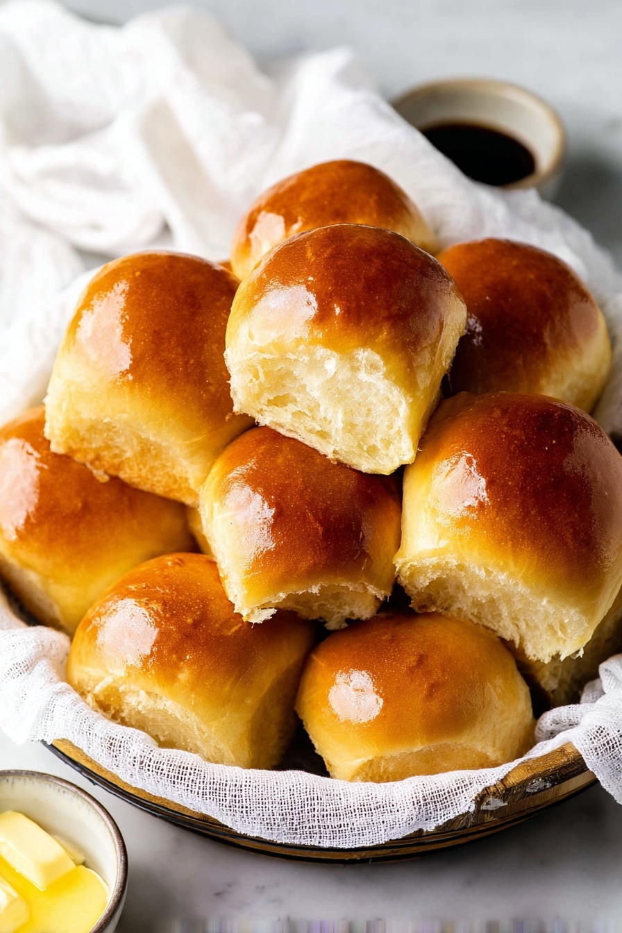 Honey Yeast Rolls - Serving Suggestion