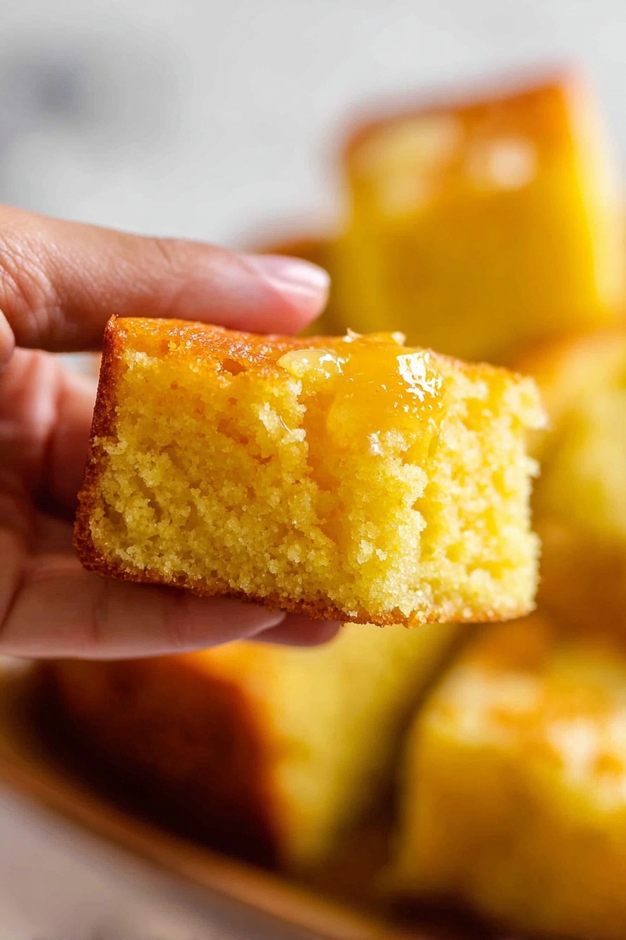 creamed corn cornbread - Serving Suggestion